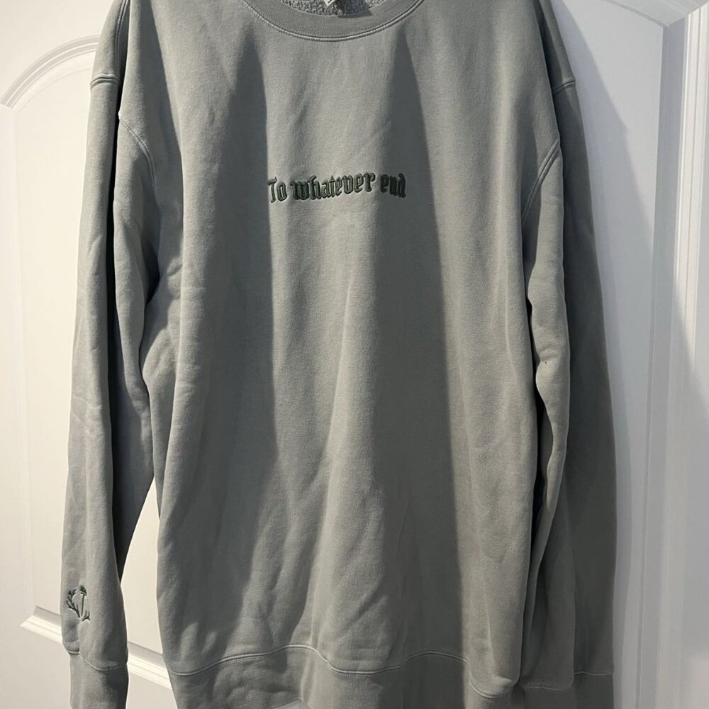 Like New Modern Magic Emporium To Whatever End Literary Lines Crewneck - Size 2X